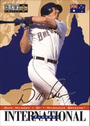 1996 Collector's Choice Silver Signature #325 Dave Nilsson IF (12-JJ7-MLBBREWERS)