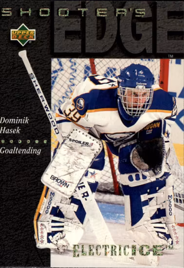 1994-95 Upper Deck Electric Ice #233 Dominik Hasek (60-JJ8-NHLSABRES)