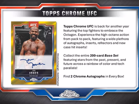 2025 Topps Chrome UFC (Hobby Box)