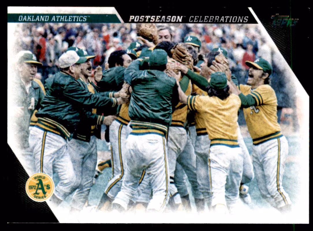 2017 Topps Update Postseason Celebration #PC13 Oakland Athletics (12-JJ7-MLBATHLETICS)