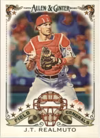 2020 Topps Allen and Ginter Field Generals #FG15 J.T. Realmuto (12-JJ7-MLBPHILLIES)