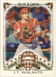 2020 Topps Allen and Ginter Field Generals #FG15 J.T. Realmuto (12-JJ7-MLBPHILLIES)