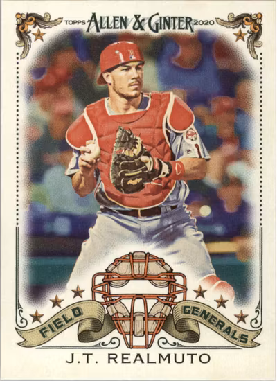 2020 Topps Allen and Ginter Field Generals #FG15 J.T. Realmuto (12-JJ7-MLBPHILLIES)