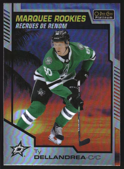 2020-21 O-Pee-Chee Platinum Sunset #167 Ty Dellandrea (30-JJ9-NHLSTARS)