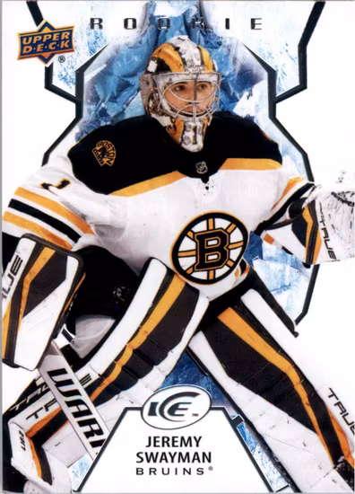 2021-22 Upper Deck Ice #141 Jeremy Swayman RC (15-JJ9-NHLBRUINS)