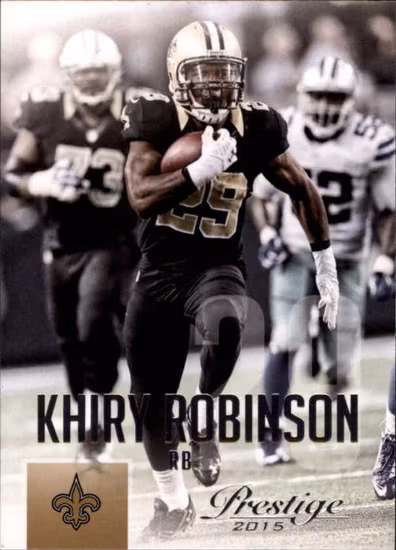 2015 Prestige #147 Khiry Robinson (10-JJ11-NFLSAINTS)