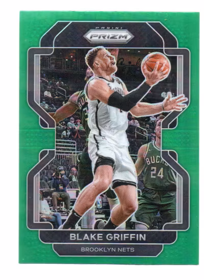 2021-22 Panini Prizm Prizms Green #178 Blake Griffin (12-JJ9-NBANETS)