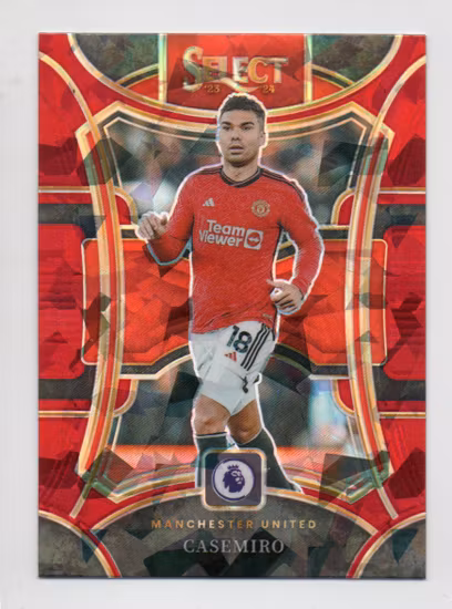 2023-24 Select English Premier League Red Ice #167 Casemiro (20-JJ2-MANUNITED)