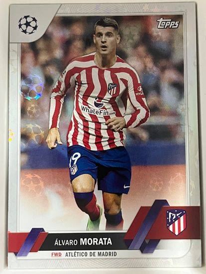 2022-23 Topps UEFA Club Competitions Starball #72 Alvaro Morata (15-II9-SOCCERATLETICOMADRID)