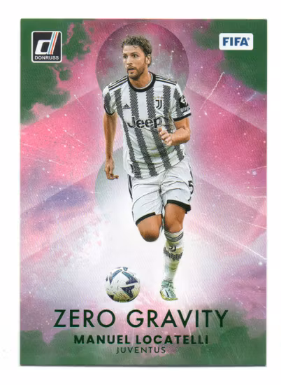 2022-23 Donruss Zero Gravity Green #24 Manuel Locatelli (20-II4-SOCCERJUVENTUS)
