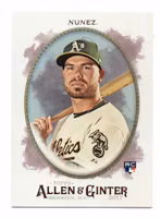 2017 Topps Allen and Ginter Hot Box Foil #130 Renato Nunez (10-JJ12-MLBATHLETICS)