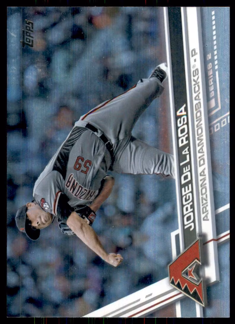 2017 Topps Rainbow Foil #365 Jorge De La Rosa (15-JJ14-MLBDIAMONDBACKS)