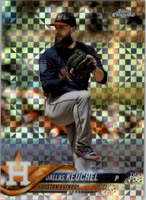 2018 Topps Chrome X-Fractors #166 Dallas Keuchel (20-JJ14-MLBASTROS)