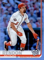 2019 Topps Rainbow Foil #242 Anthony Rendon (15-JJ15-MLBNATIONALS)