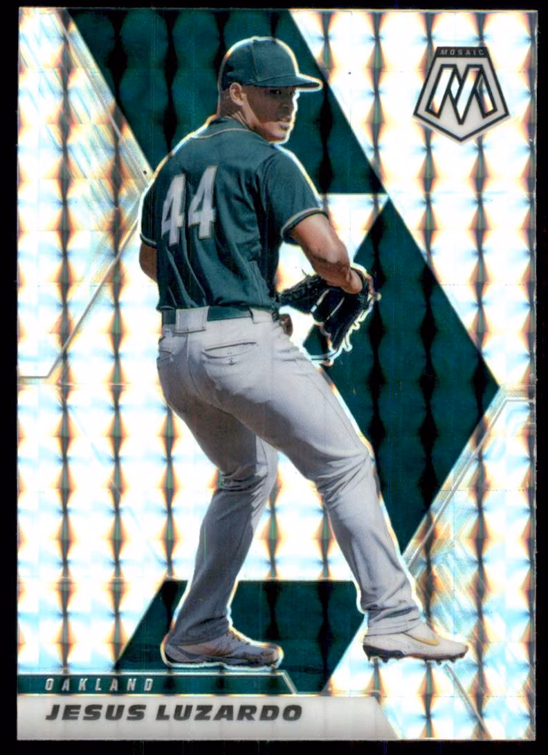 2021 Panini Mosaic Mosaic #86 Jesus Luzardo (12-JJ15-MLBATHLETICS)