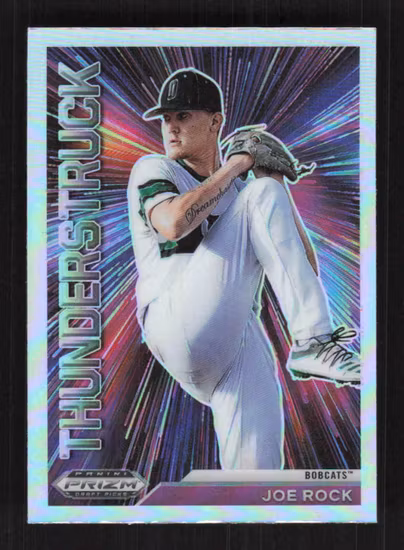 2021 Panini Prizm Draft Picks Thunderstruck Prizms Silver #15 Joe Rock (10-JJ15-MLBOTHERS)
