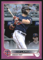 2022 Topps Chrome Pink Refractors #88 Trevor Larnach (12-JJ14-MLBTWINS)