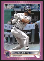 2022 Topps Chrome Pink Refractors #173 Willi Castro (12-JJ14-MLBTIGERS)