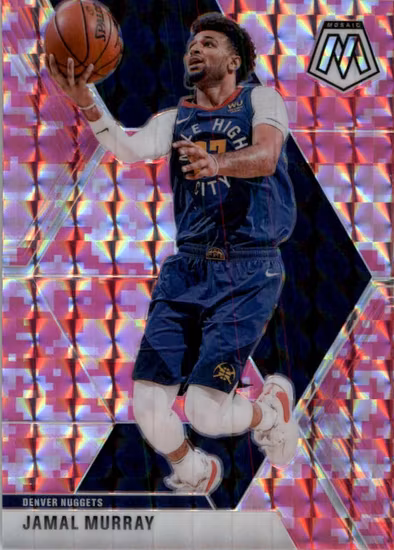 2019-20 Panini Mosaic Mosaic Pink Camo #141 Jamal Murray (25-KK1-NBANUGGETS)