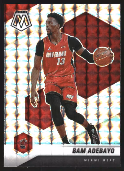 2020-21 Panini Mosaic Mosaic #171 Bam Adebayo (15-KK1-NBAHEAT)