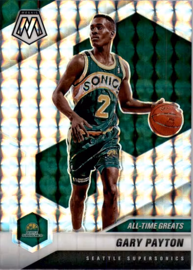 2020-21 Panini Mosaic Mosaic #291 Gary Payton (20-JJ14-NBASUPERSONICS)