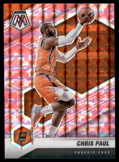 2020-21 Panini Mosaic Mosaic Camo Pink #92 Chris Paul (20-JJ15-NBASUNS)