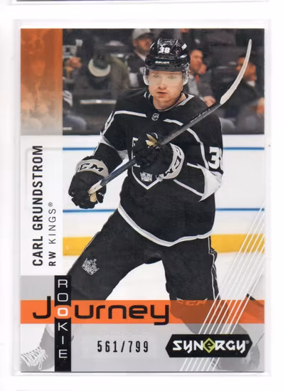 2019-20 Synergy Rookie Journey Home Jersey #RP6 Carl Grundstrom (15-KK7-NHLKINGS)