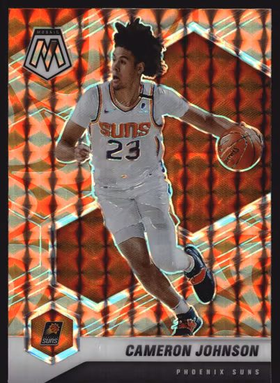 2020-21 Panini Mosaic Mosaic Reactive Orange #172 Cameron Johnson (15-KK1-NBASUNS)