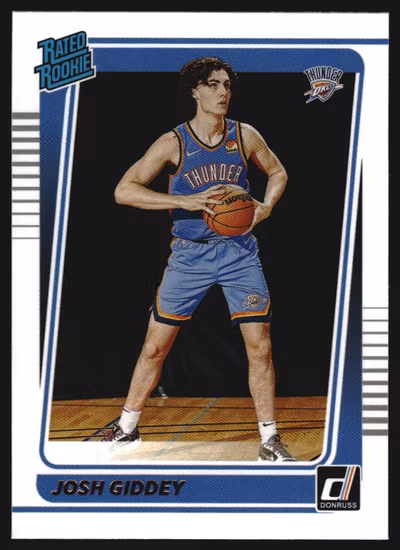 2021-22 Donruss #202 Josh Giddey RR RC (20-JJ13-NBATHUNDER)