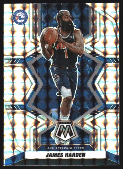 2021-22 Panini Mosaic Mosaic #27 James Harden (25-KK1-NBA76ERS)