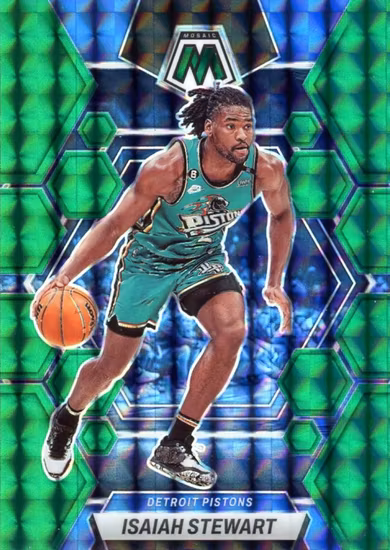 2022-23 Panini Mosaic Mosaic Green #149 Isaiah Stewart (12-KK1-NBAPISTONS)