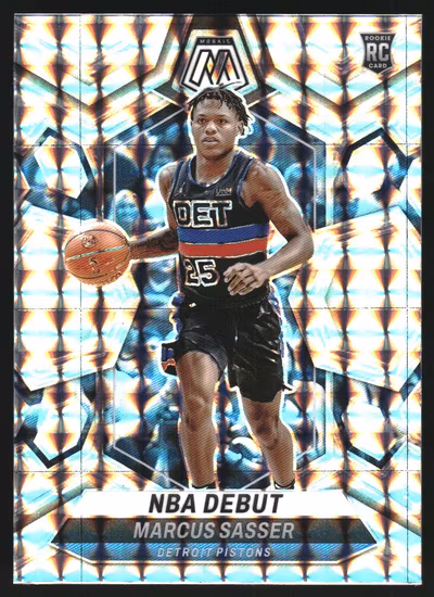 2023-24 Panini Mosaic Mosaic #264 Marcus Sasser NBA Debut (20-KK1-NBAPISTONS)