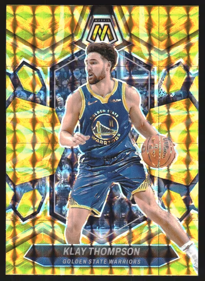2023-24 Panini Mosaic Mosaic Reactive Yellow #45 Klay Thompson (25-KK2-NBAWARRIORS)
