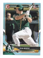 2018 Bowman Prospects Sky Blue #BP58 Sean Murphy (15-KK8-MLBATHLETICS)