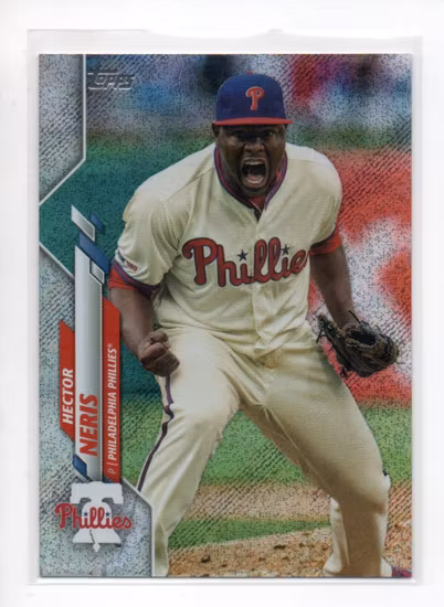 2020 Topps Factory Set Walmart Foilboard #204 Hector Neris (20-KK8-MLBPHILLIES)