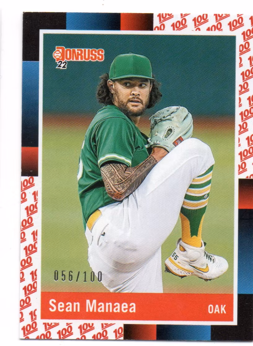 2022 Donruss One Hundred #254 Sean Manaea (20-KK7-MLBATHLETICS)