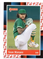 2022 Donruss One Hundred #254 Sean Manaea (20-KK7-MLBATHLETICS)