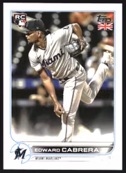 2022 Topps UK #94 Edward Cabrera RC (10-JJ11-MLBMARLINS)