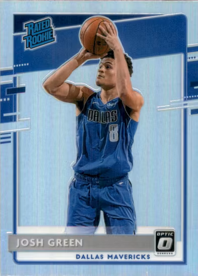 2020-21 Donruss Optic Holo #168 Josh Green RR (40-LL1-NBAMAVERICKS)