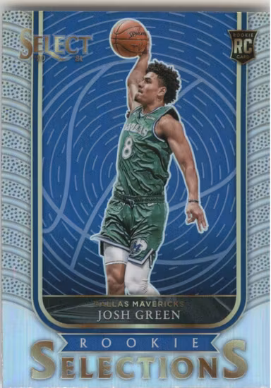 2020-21 Select Rookie Selections Prizms Silver #14 Josh Green (40-LL1-NBAMAVERICKS)