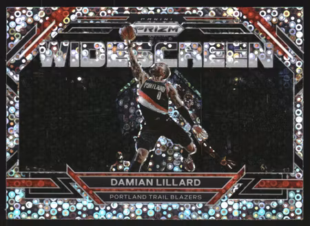 2022-23 Panini Prizm Widescreen Prizms Fast Break #10 Damian Lillard (25-KK14-NBATRAILBLAZERS)