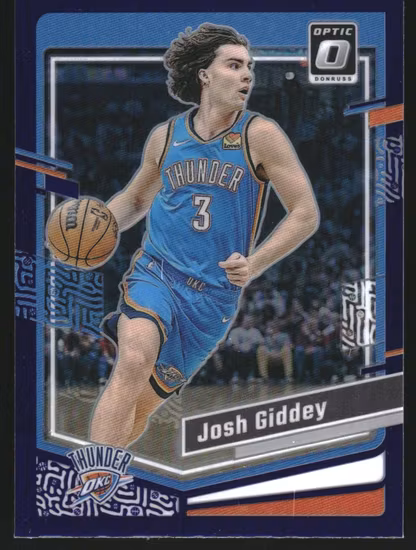 2023-24 Donruss Optic Purple #33 Josh Giddey (25-LL1-NBATHUNDER)