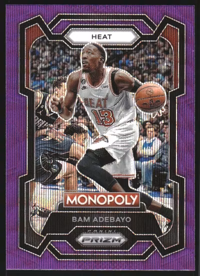 2023-24 Panini Prizm Monopoly Purple #47 Bam Adebayo (15-KK11-NBAHEAT)
