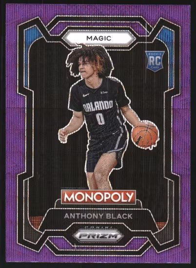 2023-24 Panini Prizm Monopoly Purple #66 Anthony Black (25-KK13-NBAMAGIC)