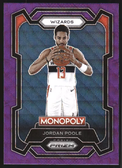 2023-24 Panini Prizm Monopoly Purple #88 Jordan Poole (20-KK13-NBAWIZARDS)