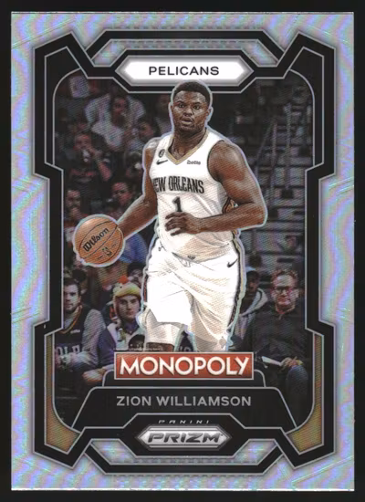 2023-24 Panini Prizm Monopoly Silver #55 Zion Williamson (20-LL1-NBAPELICANS)