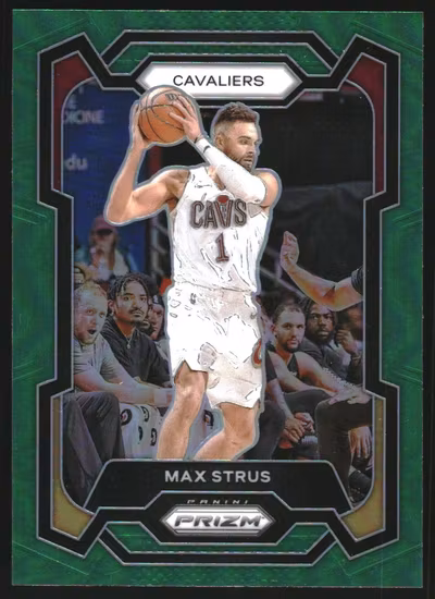 2023-24 Panini Prizm Prizms Green #273 Max Strus (12-KK13-NBACAVALIERS)