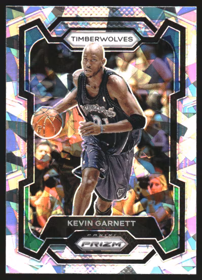 2023-24 Panini Prizm Prizms Ice #183 Kevin Garnett (25-KK14-NBATIMBERWOLVES)