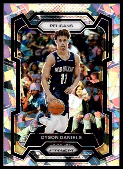 2023-24 Panini Prizm Prizms Ice #220 Dyson Daniels (20-KK14-NBAPELICANS)
