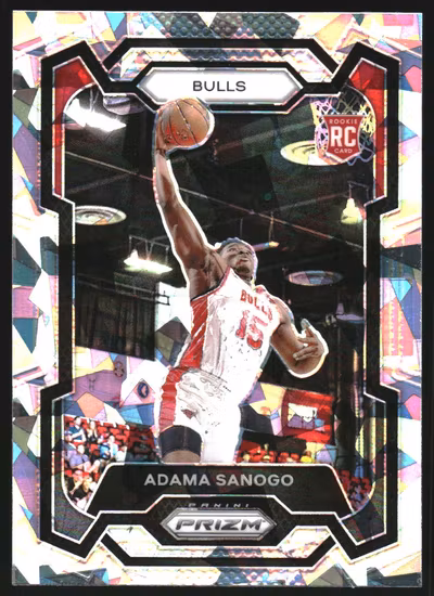 2023-24 Panini Prizm Prizms Ice #286 Adama Sanogo (25-KK12-NBABULLS)